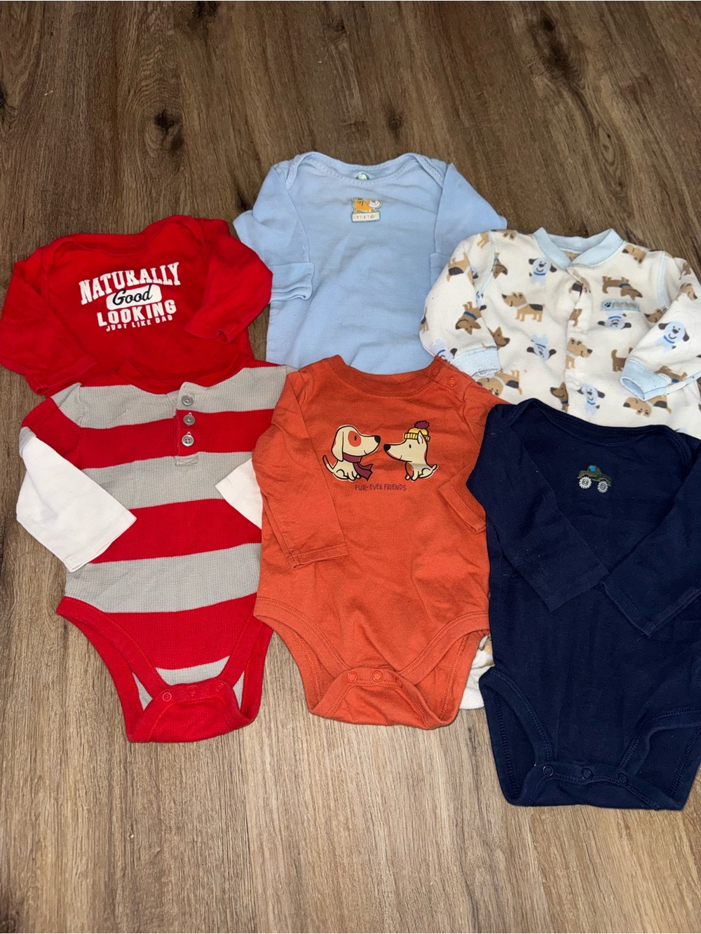 Baby Boy Various Bodysuit Clothing Lot Size 3-6 Months